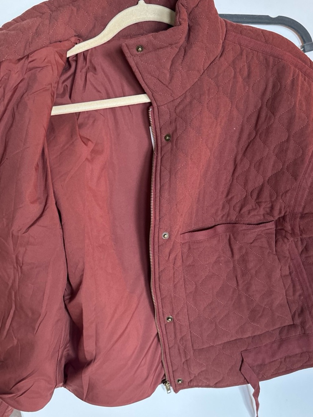 Quilted Rust Women's Jacket - Picture 4 of 7